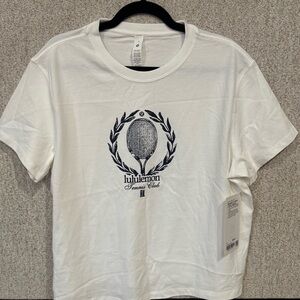 Lululemon Relaxed-Fit Cotton T-shirt, size 8. NWT.